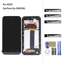 LCD For ASUS ZenFone Go ZB450KL X009D X009DB LCD Display Touch Screen Digitizer Replacement Panel Glass Assembly with Frame 2024 - buy cheap