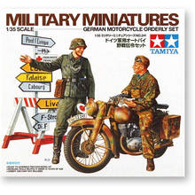 Tamiya Assembling Model 1/35 German Motorcycle Messenger The Second World War Collection Plastic Building Model Kits Toys 2024 - buy cheap