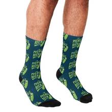 Calcetines divertidos de estilo harajuku para hombre, medias divertidas con estampado de I am Pickle Rick, hip hop, informales, para monopatín, novedad de 2021 2024 - compra barato