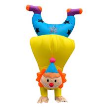 Hand Clown Inflatable Costume Adult Funny Blow up Outfit Halloween Cosplay Party Dress 2024 - buy cheap