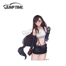 Jump Time-pegatinas creativas para Tifa FFVII, pegatinas de vinilo para coche de chica Sexy, accesorios JDM impermeables, 13x6,8 cm 2024 - compra barato