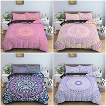 Estilo boêmio conjunto de cama mandala capa edredão conjunto completo rei rainha tamanho roupas consolador/quilt cover quarto decoração 2024 - compre barato