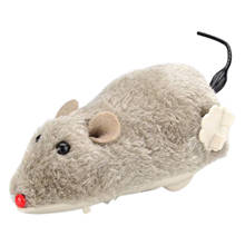 1pcs Wind Up Mouse for Cats Kitten Funny With Sound Rattling Soft Clockwork Rat Interactive False Mouse Cat Pet Toys 2024 - buy cheap