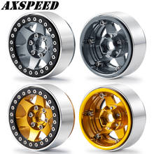 AXSPEED 1.9" Beadlock Wheel Rim Metal Wheel Hub for 1:10 RC Crawler Axial SCX10 Upgrade Accessories 2024 - buy cheap