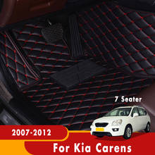 For Kia Carens 2012 2011 2010 2009 2008 2007 (7 Seats) Car Floor Mats Custom Covers Auto Waterproof Carpet Interiors Accessories 2024 - buy cheap