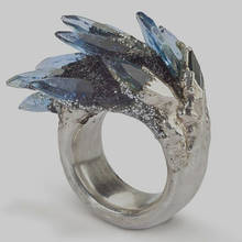 Винтажные кольца с синим кристаллом для женщин каменная колонна палец кольцо резные обручальные кольца в стиле бохо, свадебные ювелирные украшения подарки O4P556 2024 - купить недорого