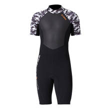 Traje de buceo de neopreno para hombre, Mono corto de 1,5mm, traje de cuerpo completo para natación, pesca submarina, esnórquel 2024 - compra barato