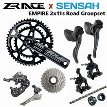 SENSAH EMPIRE + ZRACE Crank Brake Cassette Chain, 2x11 Speed, 22s Road Groupset, for Road bike Bicycle 5800, R7000 2024 - buy cheap