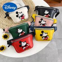 Disney-Bolso de pecho cruzado para niños y niñas, bandolera de un solo hombro con dibujos animados, Mickey Mouse, novedad de 2021 2024 - compra barato