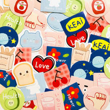 45 pcs /Box Kawaii Graffiti Bear Fruit Love Decorative Stickers Stick Label 2024 - buy cheap