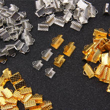 100pcs/lot Cord End Fastener Clasps Crimp End Beads Buckle Tips Clasps for Jewelry Findings DIY Necklace Bracelet Connectors 2024 - buy cheap
