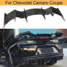 Aerofólio traseiro para chevrolet camaro coupe, 2016, 2017, em fibra de carbono, asa personalizada 2024 - compre barato