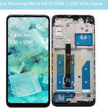 ЖК-дисплей 6,4 ''для Motorola Moto G8, цифровой преобразователь сенсорного экрана в сборе для Moto G8 LCD 2024 - купить недорого