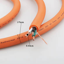 P113 HI end Pure Red copper High end силовой кабель, Массовые кабели, hifi кабель 2024 - купить недорого