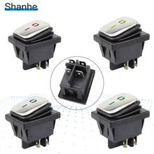 4pin waterproof boat rocker switch power switch 16A 250VAC 20A 125VAC  led 220V lamp 2024 - buy cheap