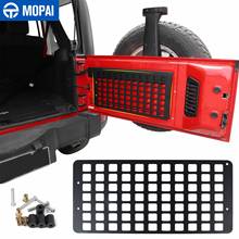 MOPAI Shelves Car Tail Door Racks Storage Bag Shelf Tailgate Luggage Carrier Supports Accessories for Jeep Wrangler JK 2007+ 2024 - buy cheap