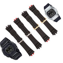 Pin buckle resin strap for Casio G-SHOCK GMW-B5000 watch accessories waterproof rubber strap men's ladies bracelet watch band 2024 - buy cheap