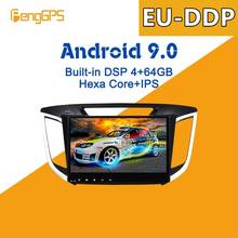 Reproductor Multimedia con Android 9,0 y navegación GPS para Hyundai, autorradio estéreo PX6 DSP para Hyundai Creta ix25 2014-2018, sin DVD, unidad principal de pantalla 2024 - compra barato