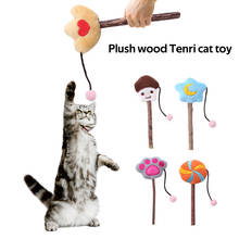 Плюшевая игрушка для кошек, котенок, Забавный тизер, палочка для кошек, мятный набор, интерактивная игра для домашних животных, Забавный молярный питомец, Интерактивная тренировка 2024 - купить недорого