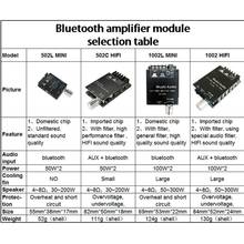 Placa amplificadora Digital con Bluetooth, amplificador de potencia Dual de 2021 W, Mini ZK-1002L 5,0, novedad de 100 2024 - compra barato