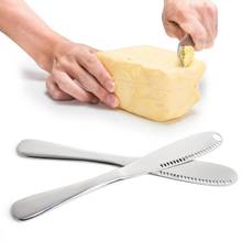 Utensilios de cocina de acero inoxidable, cuchillo multifuncional para mantequilla, pan, mermelada, crema, esparcidor de queso, tabla de queso, herramienta de cocina 2024 - compra barato