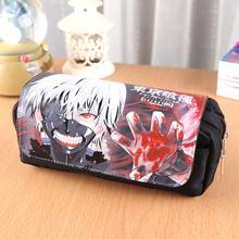 Anime tokyo ghoul estojo de lápis unissex, bolsa de viagem casual multifuncional para cosméticos 2024 - compre barato