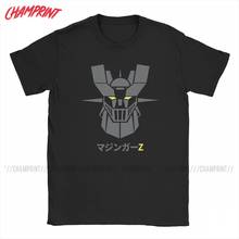 Men Mazinger Z Dark T Shirts Anime Robot Classic Cotton Clothes Vintage Short Sleeve O Neck Tees Original T-Shirt 2024 - buy cheap