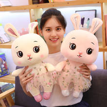 35-95cm Cute Rabbit with Lace Skirt Plush Toys Soft Stuffed Bunny Dolls Lovely Animal Sleeping Pillows for Kids Baby Girls Gifts 2024 - buy cheap