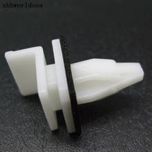 Shhworldsea 100pcs Free Shipping POM White Rocker Panel Moulding Fastener Clip For Honda 91513-SM4-000 2024 - buy cheap