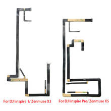 Fita para câmera dji inspire 1/inspire pro/zenmuse x3/zenmuse x5, cabo flat flexível para reparo de câmera 2024 - compre barato