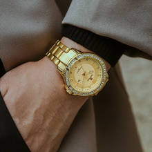 Naviforce relógio masculino impermeável com data, relógios de pulso impermeável militar, de ouro aço e quartzo para homens, marca de luxo 2024 - compre barato