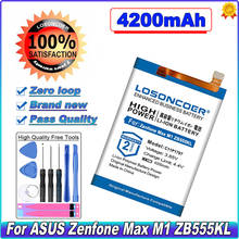 LOSONCOER C11P1707 4200mAh Battery For ASUS Zenfone Max M1 ZB555KL X00PD Dual SIM TD-LTE Free tools 2024 - buy cheap