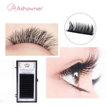 ASHOWNER False Eyelash Protein Silk Dense Line 0.10 Plant Soft Natural Long Eyelashes Individual Eyelash Extension Makeup Tool 2024 - buy cheap