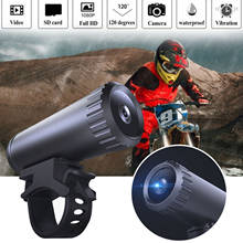 Видеорегистратор для мотоцикла HD 1080P, камера ночного видения светодиодный светодиодсветильник кой и картой памяти 16 Гб/32 ГБ 2024 - купить недорого