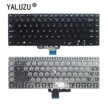 Novo teclado do portátil inglês para asus pro15 s15 s510u s5100uq uk505b u5100uq s510ua eua versão preto 2024 - compre barato