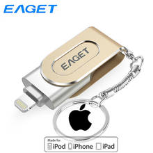 Eaget Lightning® USB 3.0 Flash Drive 64GB Apple® MFI Certified Pendrive OTG Pen Drive USB Memory Stick For iPhone iPad iPod I80 2024 - buy cheap