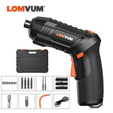LOMVUM Mini Electric Screwdriver USB chargeable Wireless Screwdriver Repair Tools Cordless Electric Drill Cordless Power Tools 2024 - buy cheap