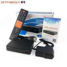 GTMEDIA-Receptor satélite V7S, sintonizador de TV Digital DVB S2/S, compatible con PowrUV, Bisskey, HD 2024 - compra barato