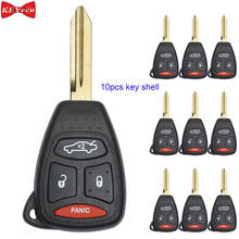 KEYECU 10pcs for Dodge Avenger for Chrysler 200 300 Aspen for Jeep Grand Cherokee Remote Key Shell Case KOBDT04A, OHT692427AA 2024 - buy cheap