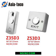 Zinc Alloy Exit Button Switch NO/NC/COM Push Exit Door Release Button Switch for Access Control System 2024 - buy cheap