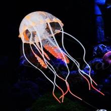 Силиконовая Рыба Моделирование украшения искусственные Медузы светящиеся аквариума аквариумное Украшение Аксессуары для ландшафтного дизайна 2024 - купить недорого