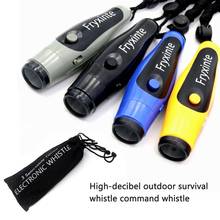 Electronic Whistle 3 Tone High Volume Electric Whistle with Lanyard for Outdoor Survival Football Basketball Game Whistle 2024 - buy cheap