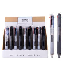 1pc 0.7mm bonito 4 em 1 multicolorido caneta esferográfica kawaii canetas para estudante escrita escola material de escritório crianças presente papelaria 2024 - compre barato