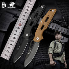 HX OUTDOORS TD-14 folding knife Outdoor Camping survival Hunting tactical military knife sharp pocket knife no lock 2024 - buy cheap