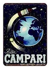 Горький металлический знак Campari 8 дюймов x 12 дюймов 2024 - купить недорого