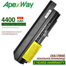 ApexWay 4400mAh11.1v Battery for Lenovo ThinkPad R400 7443  R61 7733  T400 7417 T61 6481 R400  42T4652 ASM 42T5265 FRU 42T4548 2024 - buy cheap