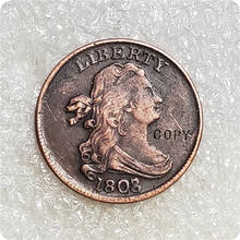 USA 1808/7 Draped Bust Half Cent Copy Coin 2024 - buy cheap