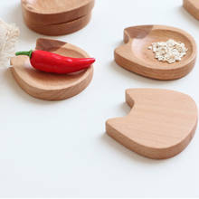 Plato de sazonado para gatos, utensilio japonés hecho a mano para Salsas, palillos de madera 2024 - compra barato