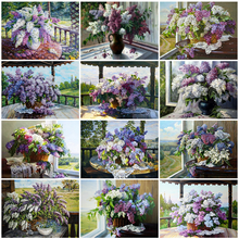 Evershine 5D DIY Diamond Mosaic Lilac New Arrival Diamond Painting Flower Embroidery Rhinestone Picture Cross Stitch Needlework 2024 - buy cheap