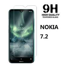 Премиум Защита экрана для Nokia 7,2 закаленное стекло 9 H 2.5D пленка анти-взрыв Крышка высокое качество защитная 2024 - купить недорого